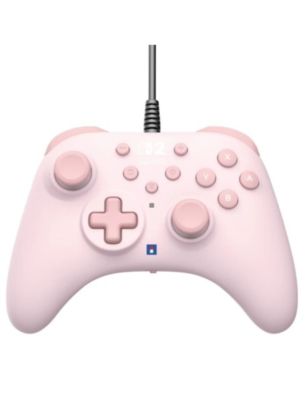 Nintendo Switch 2 Wired Controller Pink Horipad Turbo